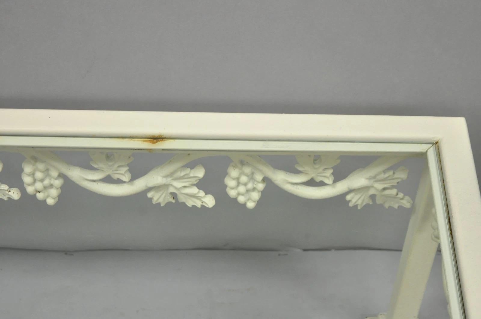 Table basse carrée en verre 