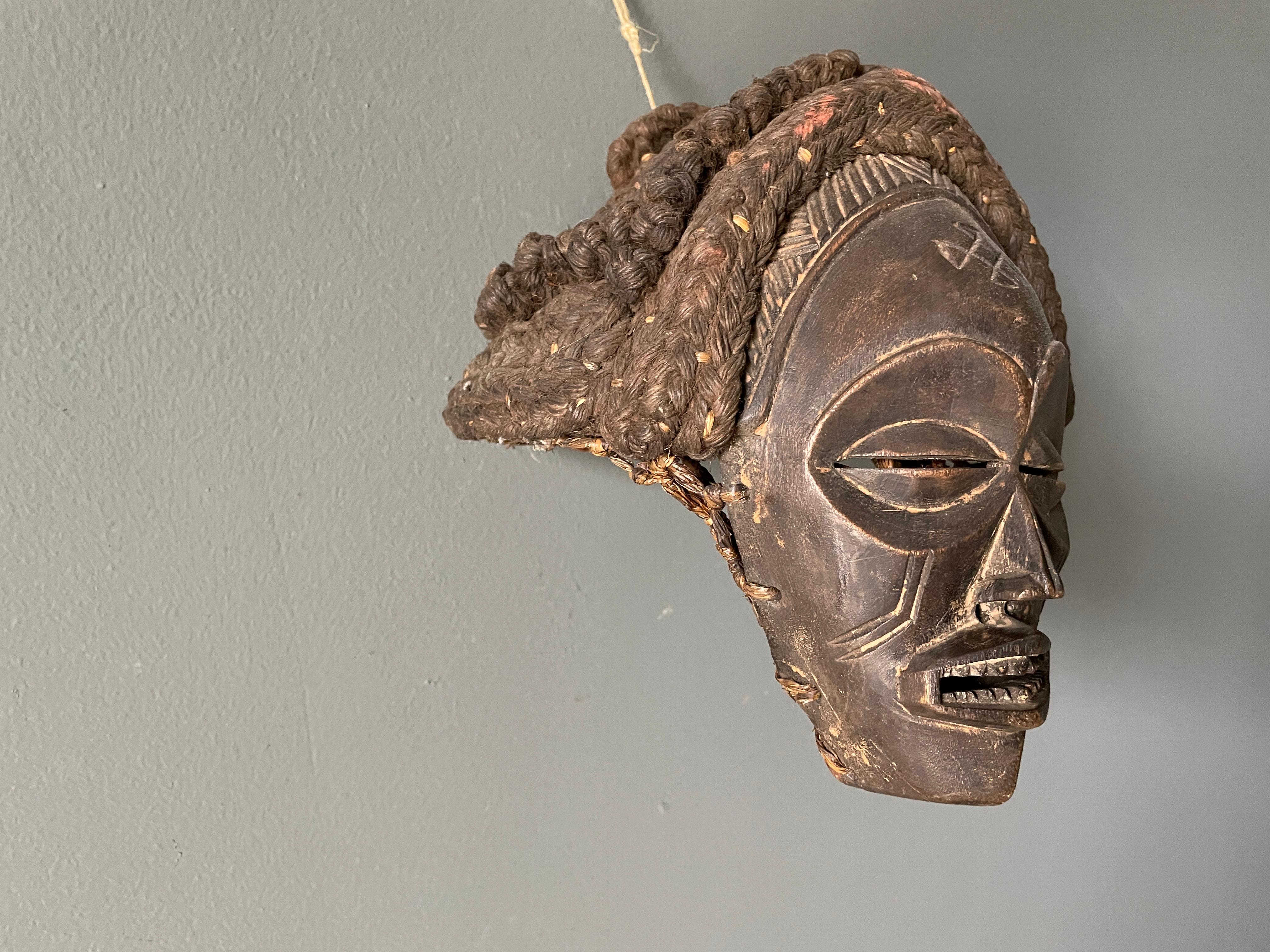 wooden african masks
