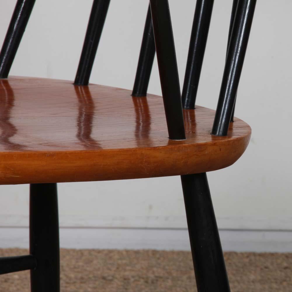 Milieu du XXe siècle Fauteuil vintage en bois par Ilmari Tapiovaara, 1960s en vente
