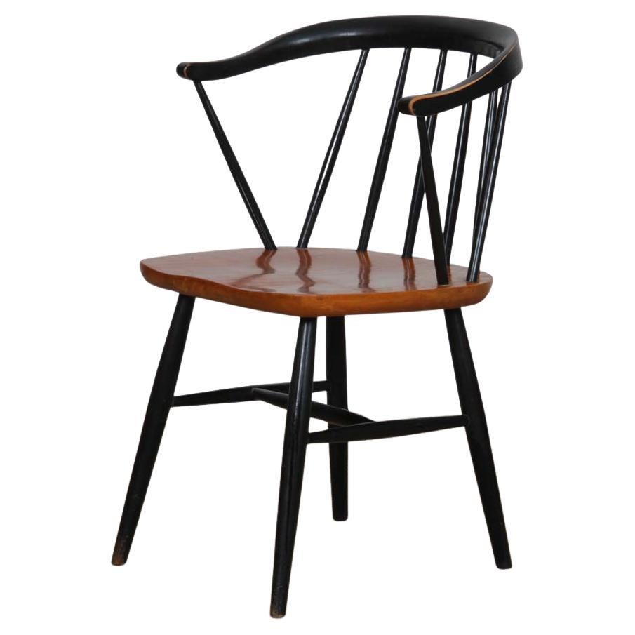 Fauteuil vintage en bois par Ilmari Tapiovaara, 1960s en vente