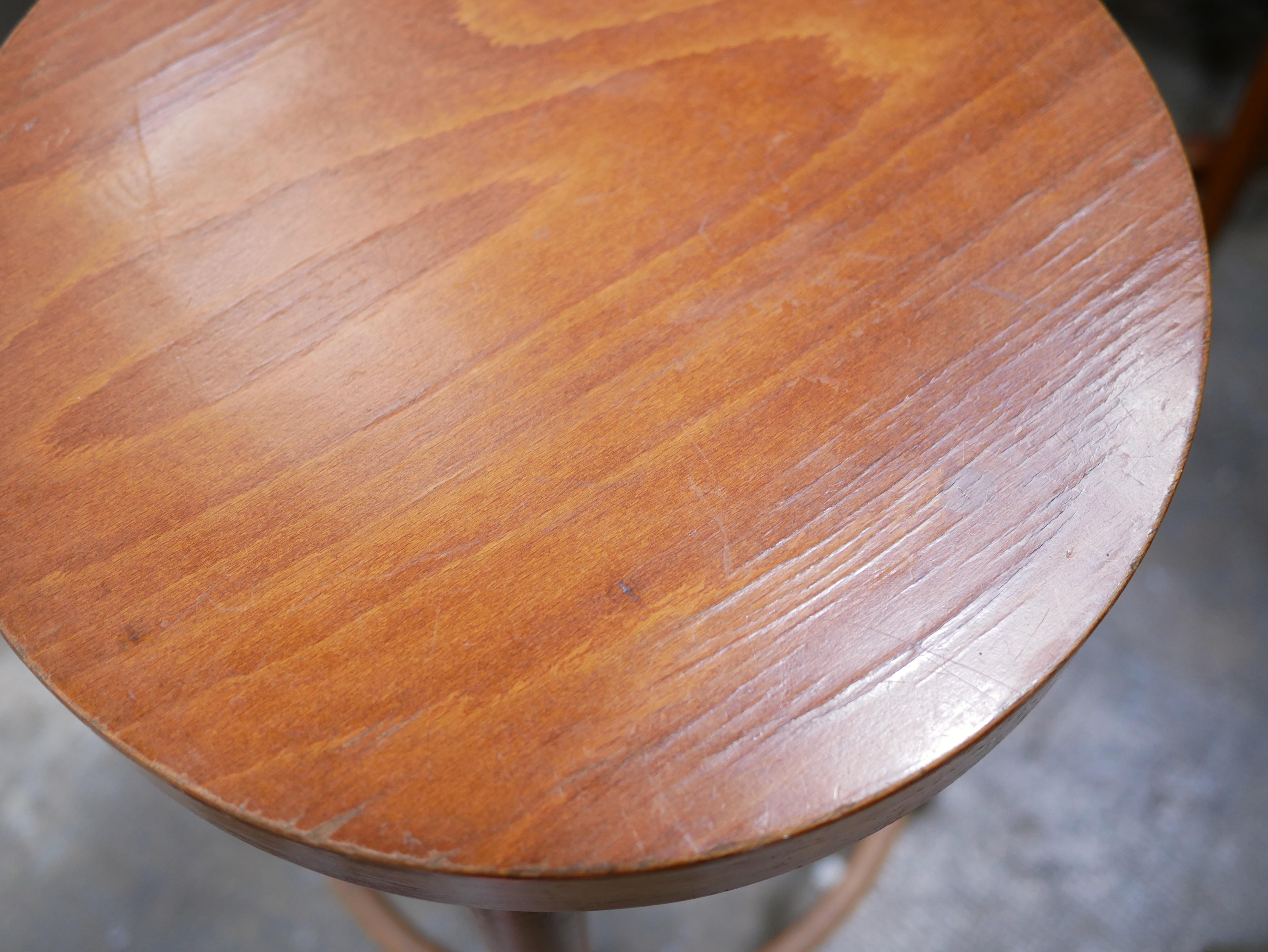 Vintage wooden bar stool by Baumann editions 5