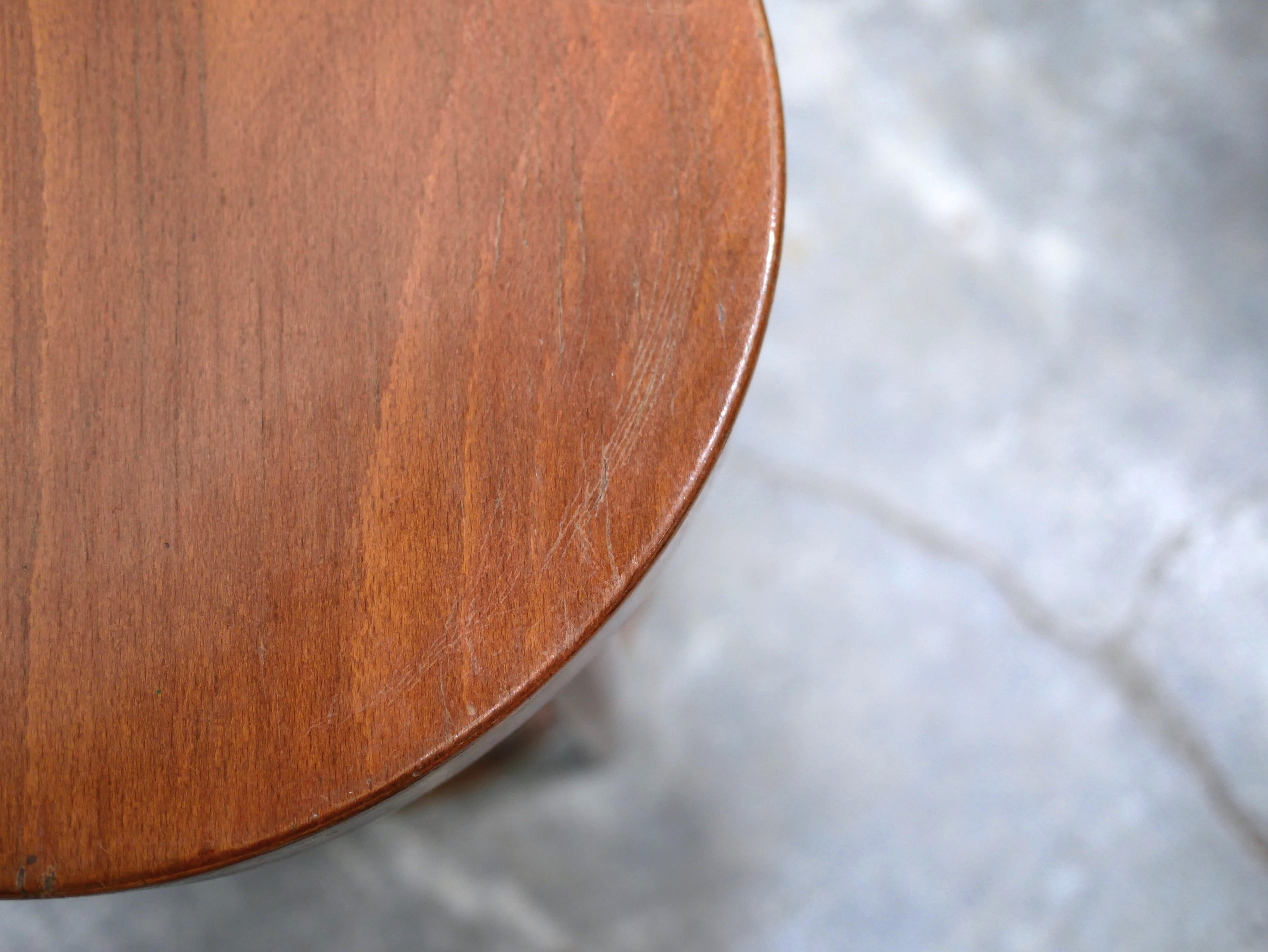 Vintage wooden bar stool by Baumann editions 10