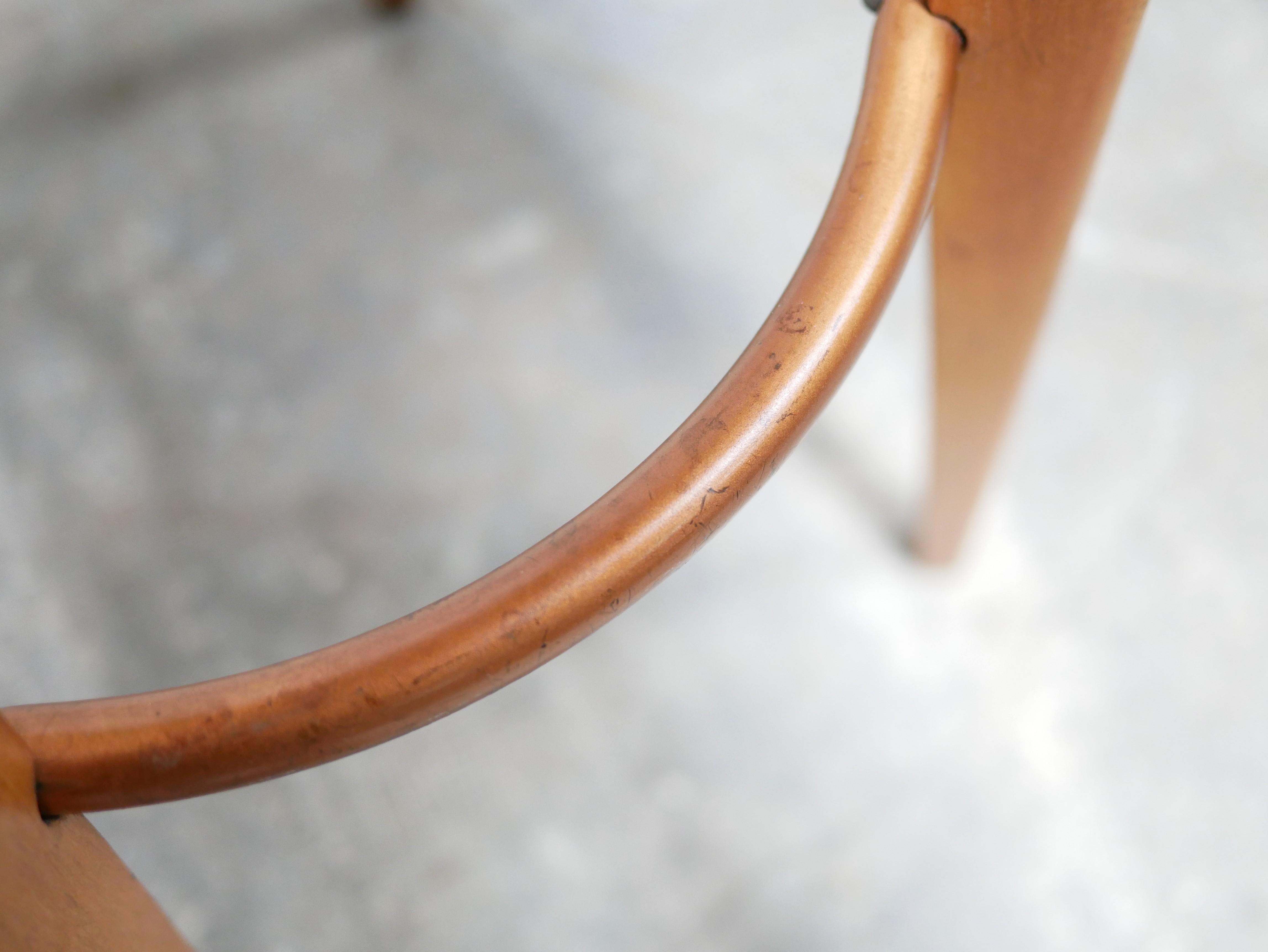 Vintage-Barhocker aus Holz von Stella editions, Frankreich (20. Jahrhundert) im Angebot