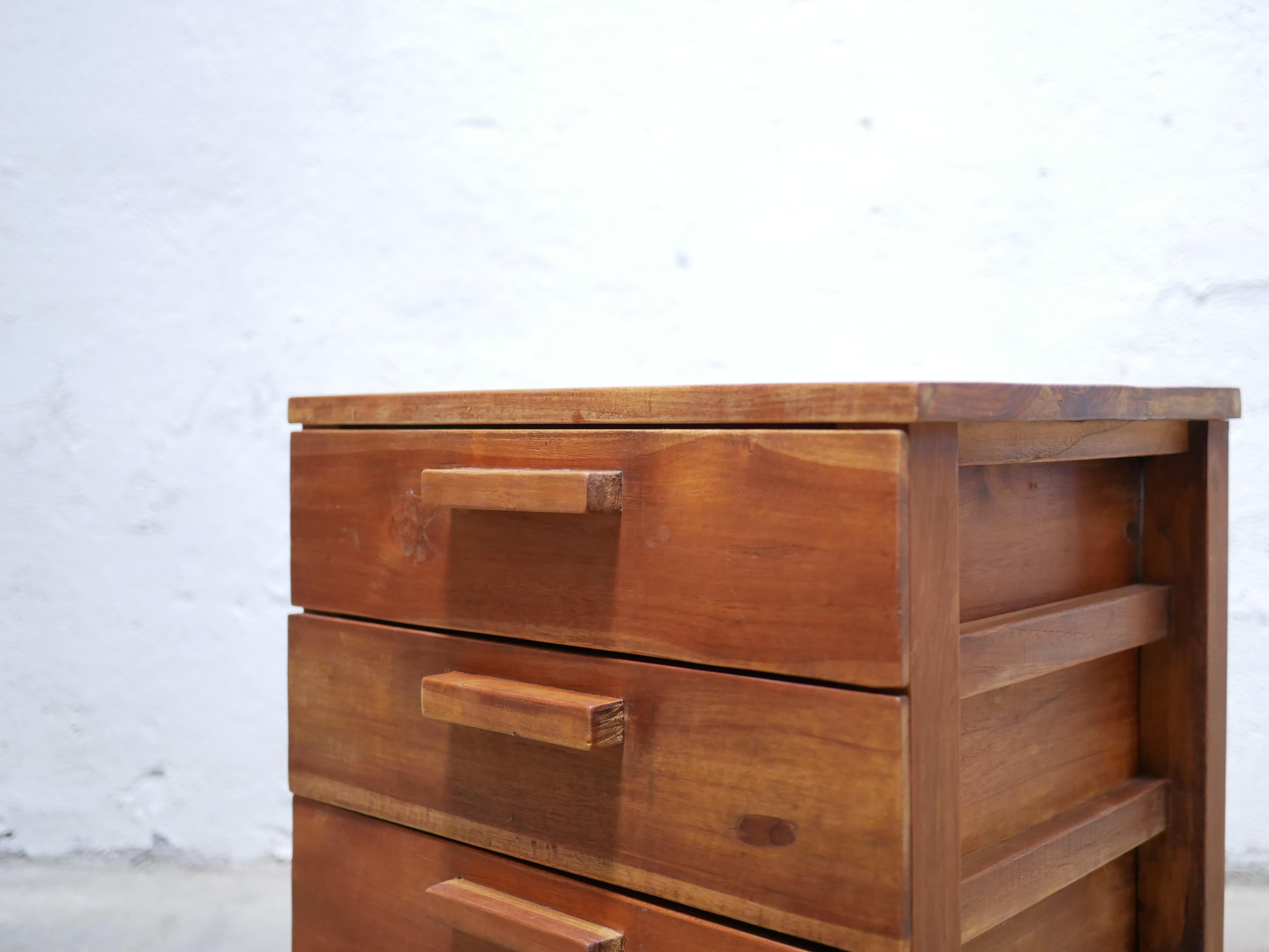 Wood Vintage wooden bedside cabinet