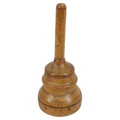Vintage Wooden Bell, Inkwell Insert, Scandinavia 1930s, B2814