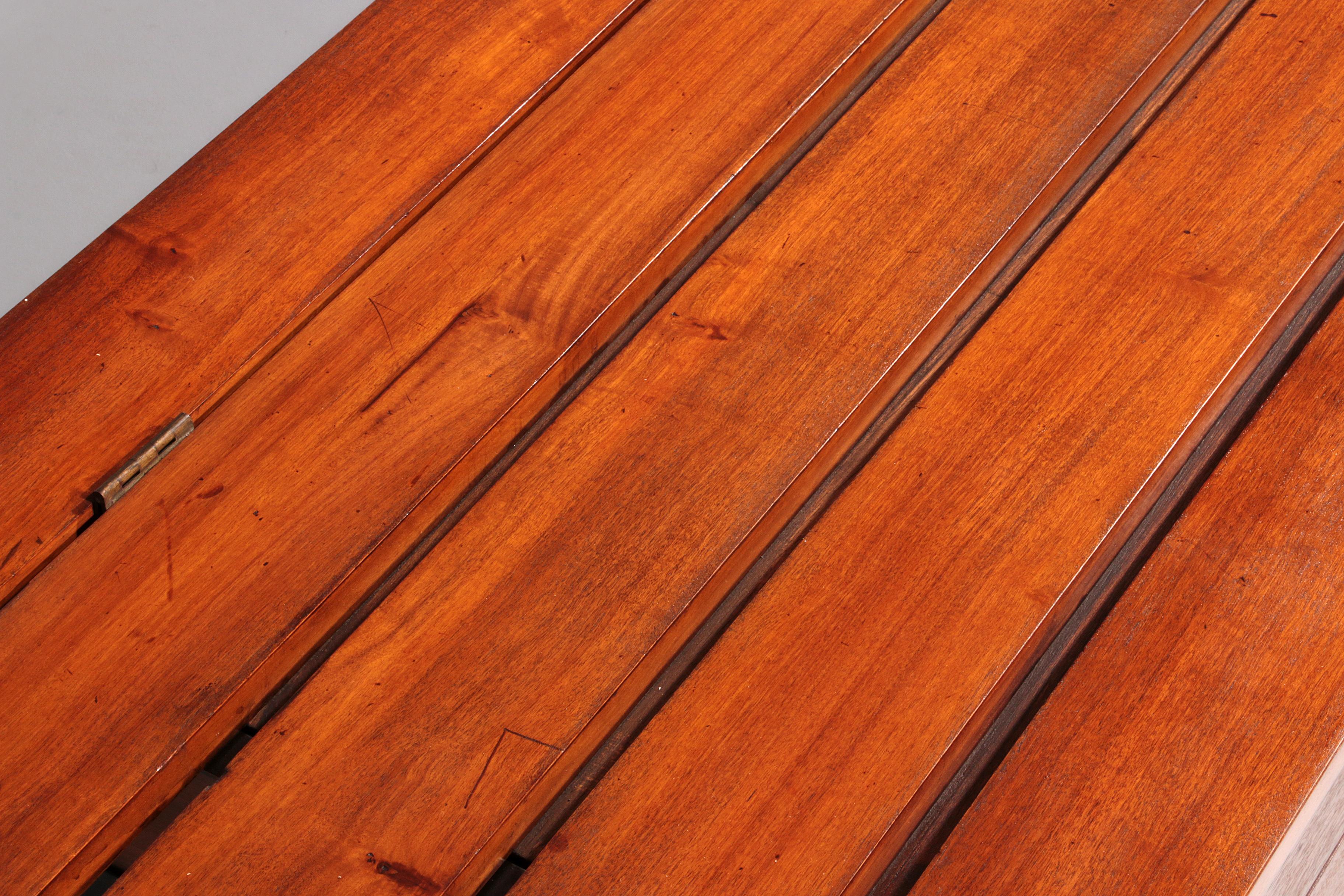 Vintage Wooden Bench with Storage Italiaans 1960 For Sale 3