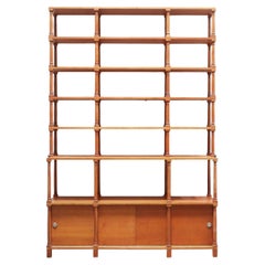 Vintage-Bücherregal aus Holz