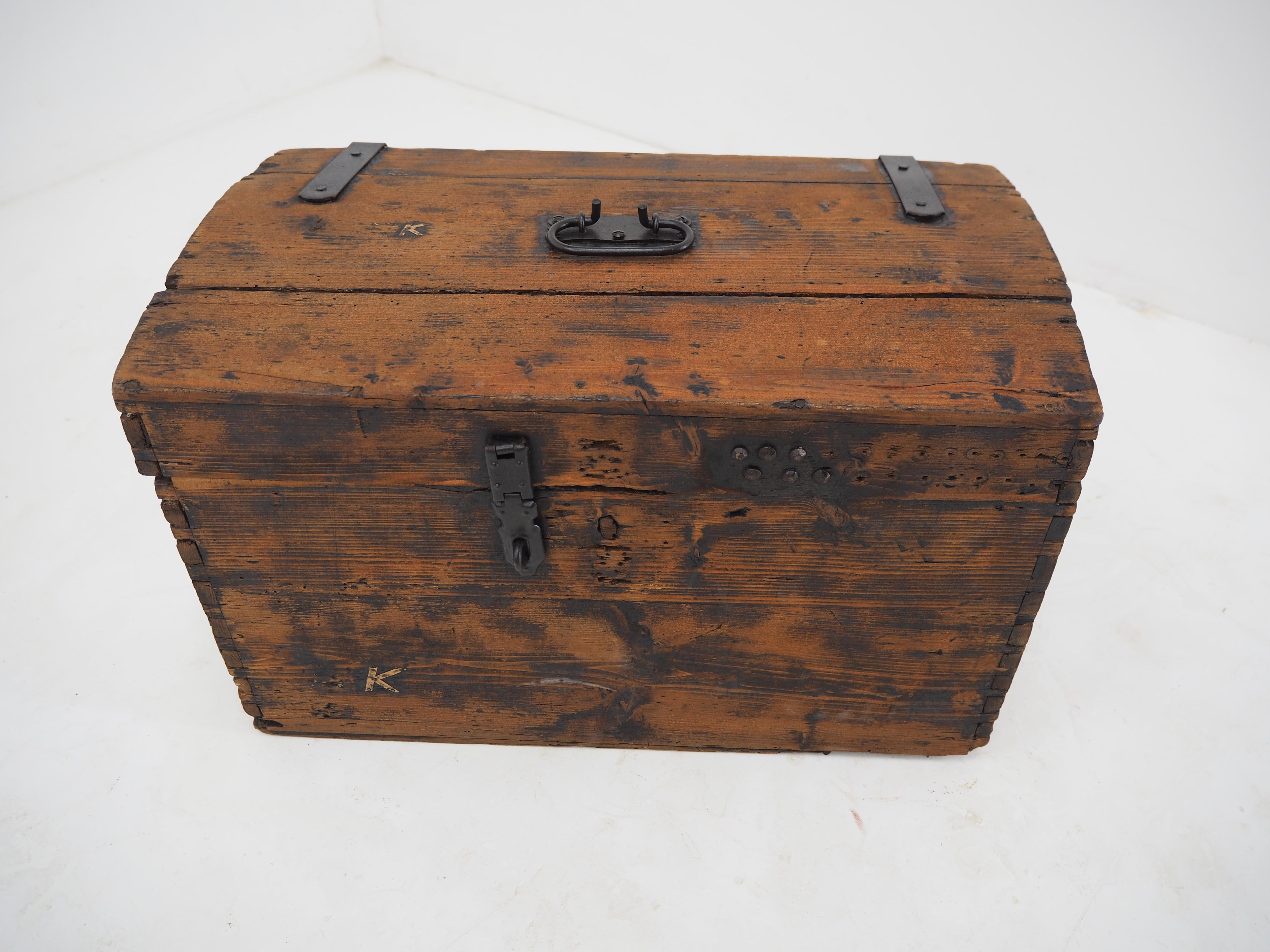 Vintage Wooden Box, Suitcase, 1960s For Sale 5