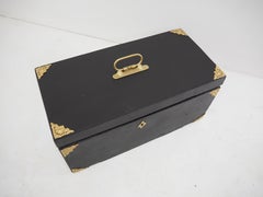 Vintage Wooden Box, Suitcase, 1960s