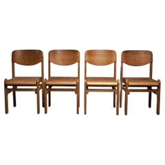 Vintage Wooden Brutalist Chairs 1970 Vintage Wooden Brutalist Chairs 1970