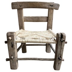 Vintage Wooden Chair from Mexico