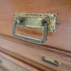 Vintage Wooden Chest of Drawers, 20th Century, Country Style, 84" Tall