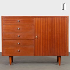 Vintage wooden chest of drawers, Czech production, 1960s