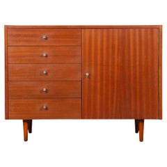 Vintage wooden chest of drawers, Czech production, 1960s