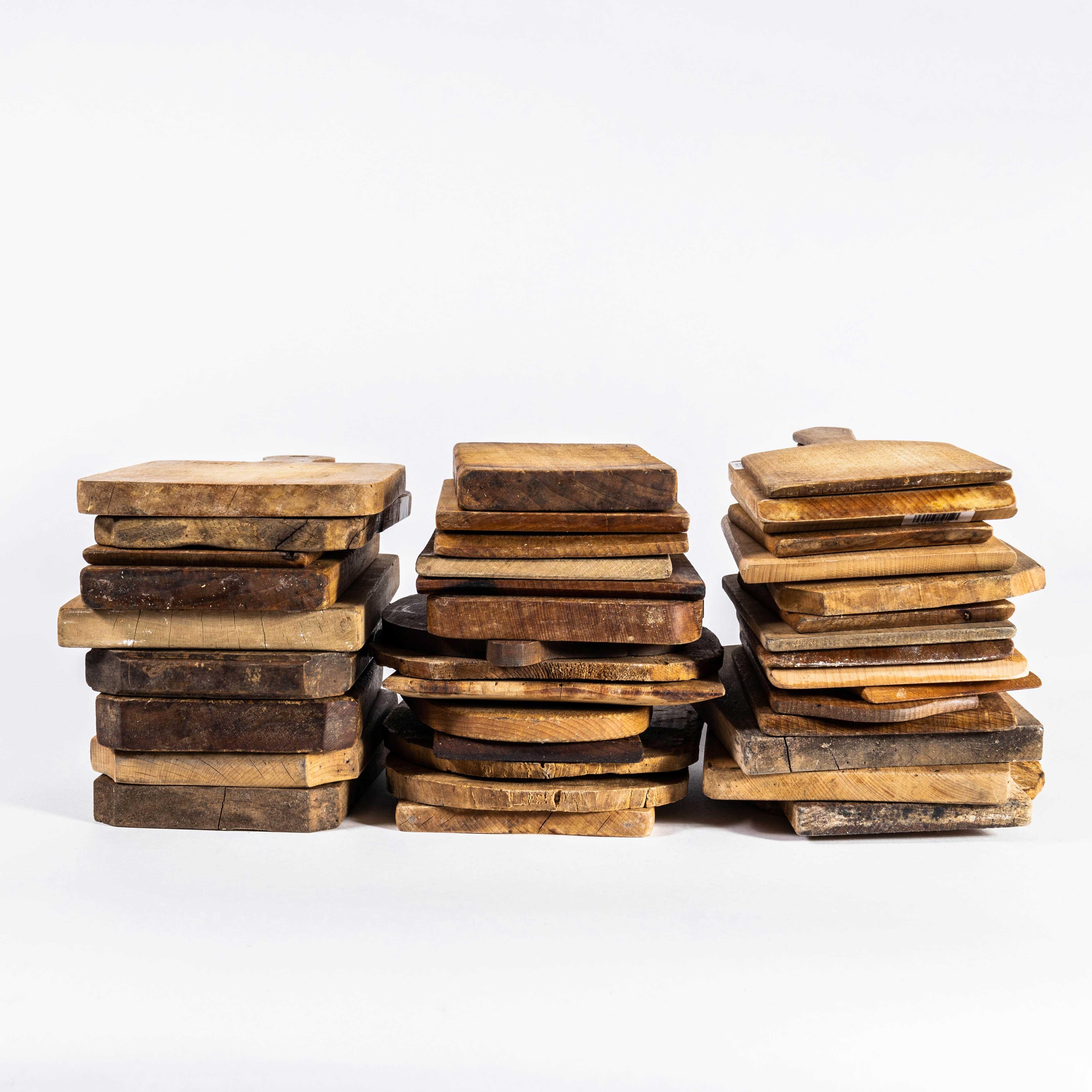 Hungarian Vintage Wooden Chopping Boards - Small Size - Good Quantity Available For Sale