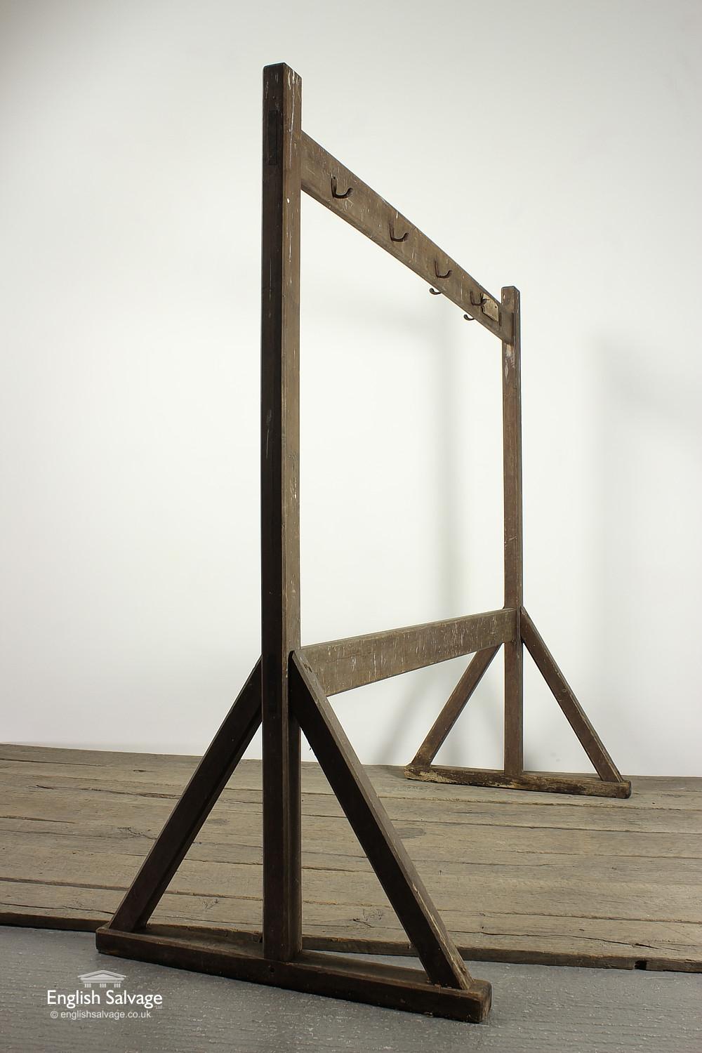 European Vintage Wooden Coat Stand or Rack, 20th Century For Sale