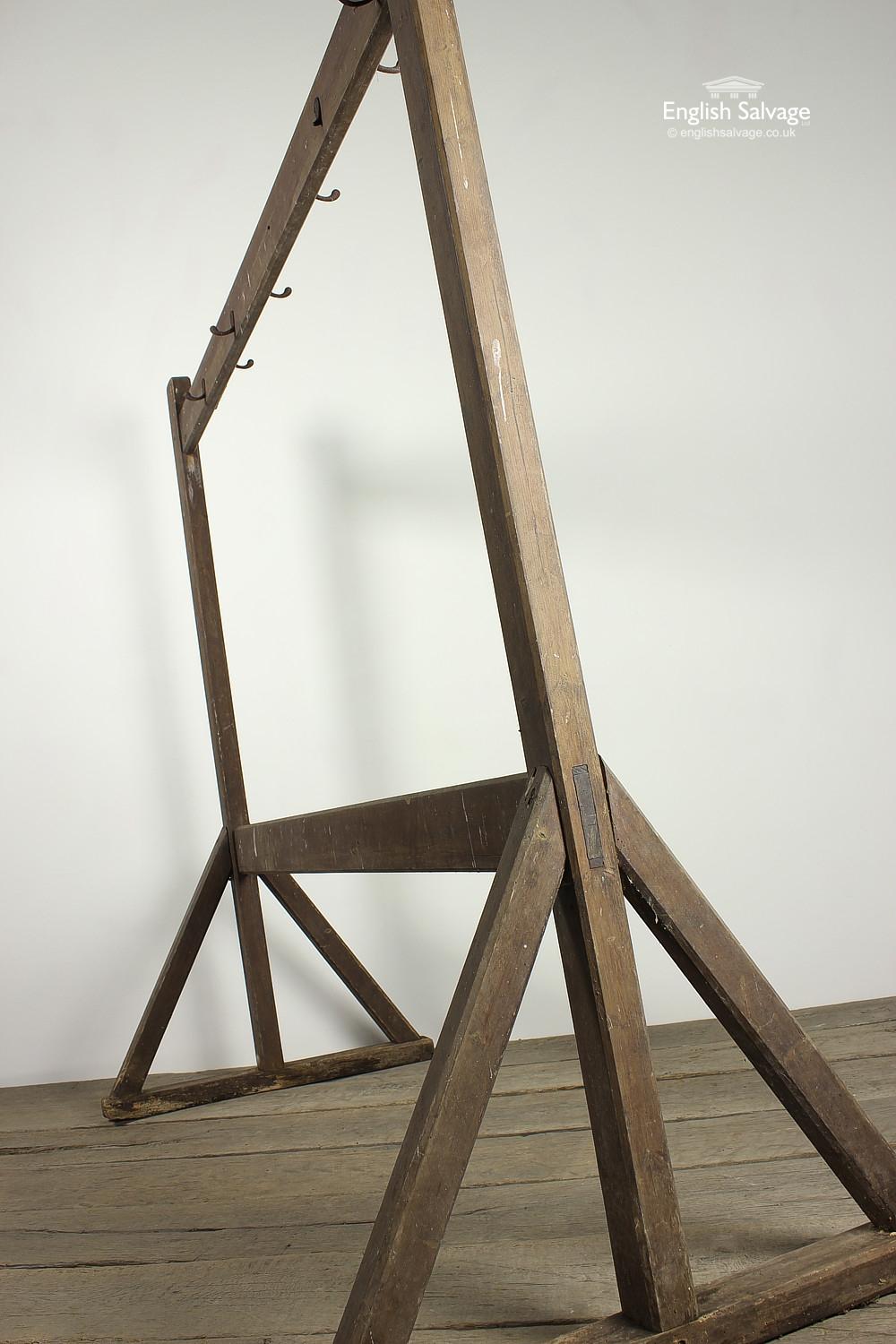 Vintage Wooden Coat Stand or Rack, 20th Century In Good Condition For Sale In London, GB