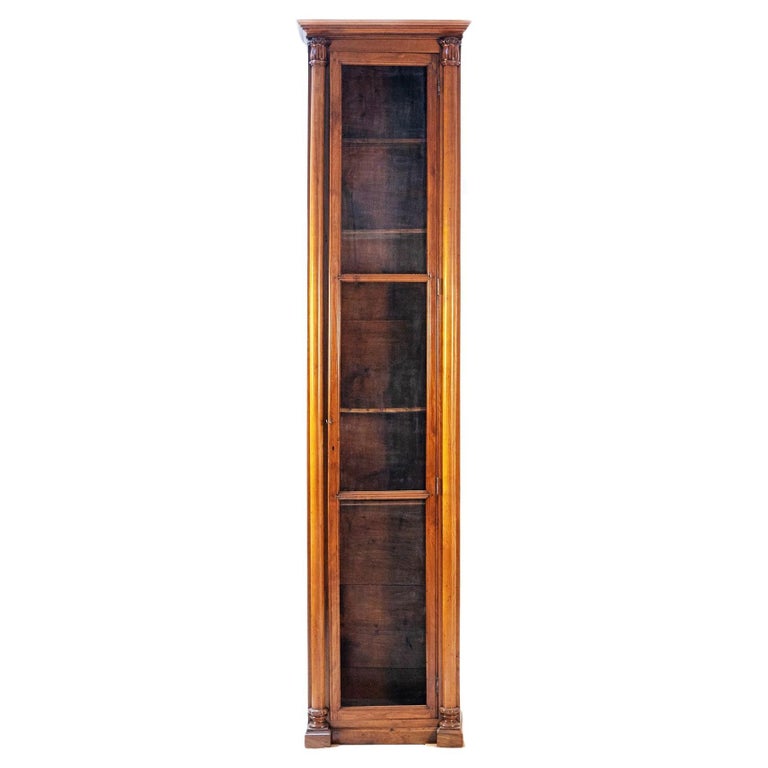 Vintage Wooden Column Bookcase for Law and Notary Offices For Sale at ...