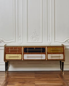 Commode en bois vintage, années 70