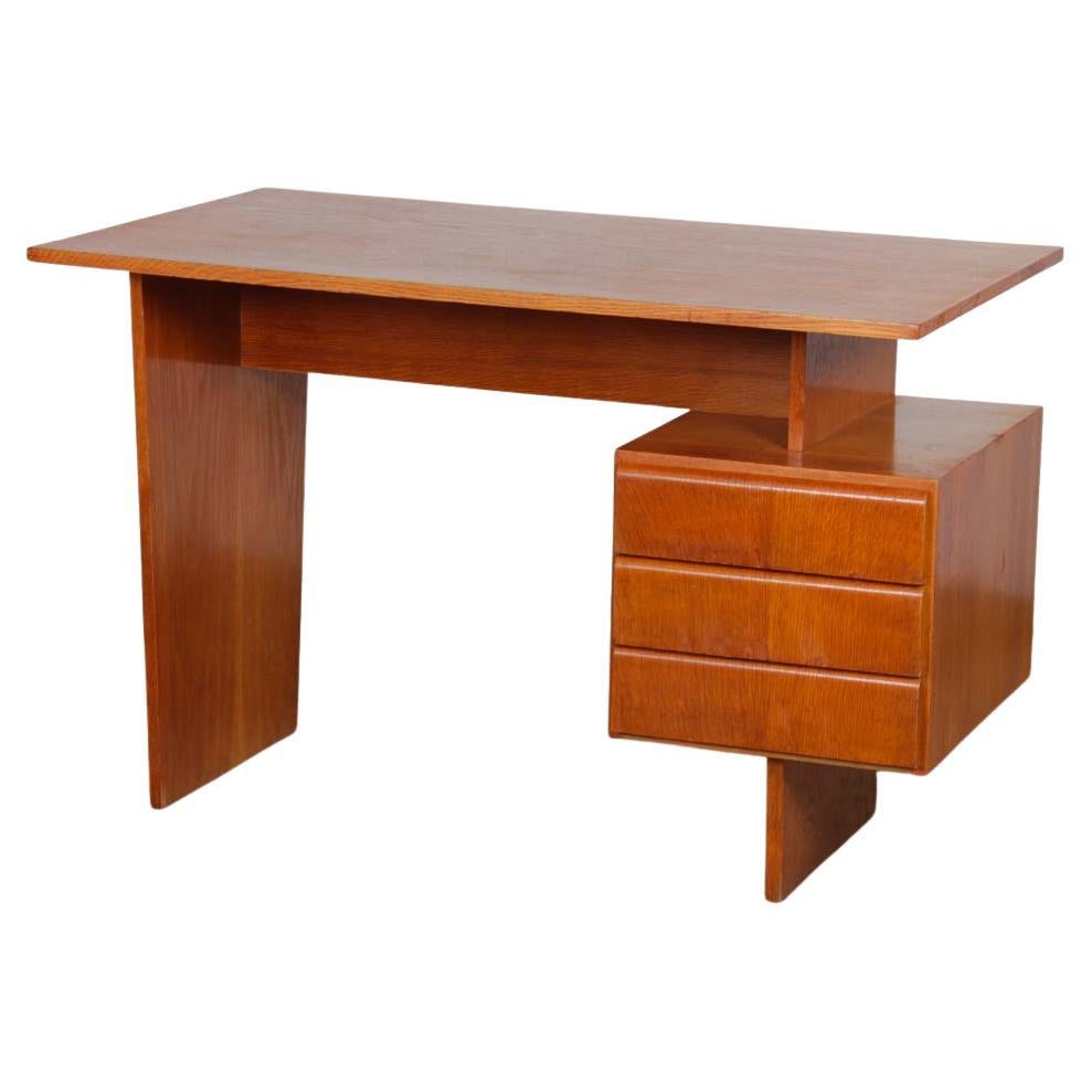 Bureau vintage en bois de Bohumil Landsman, 1970