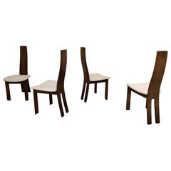 Vintage Wooden Dining Chairs, 1970s