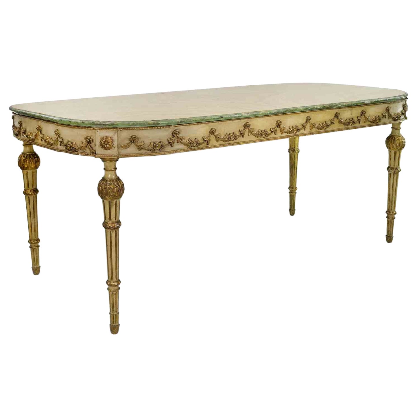 Vintage Wooden Dining Table, Early 20th Century