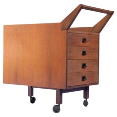 Vintage Wooden Drawer CM24 by Franco Albini, Mid-20th Century