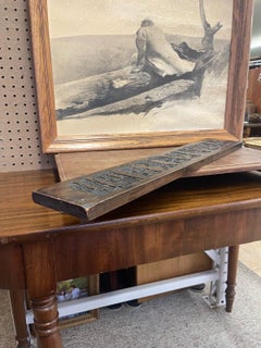 Vintage Wooden Dutch Folk Style Cookie Mold.. Decorative Primitive Decor.