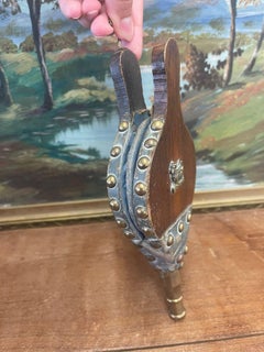 Vintage wooden Fireplace Bellows - SEALYHAM.