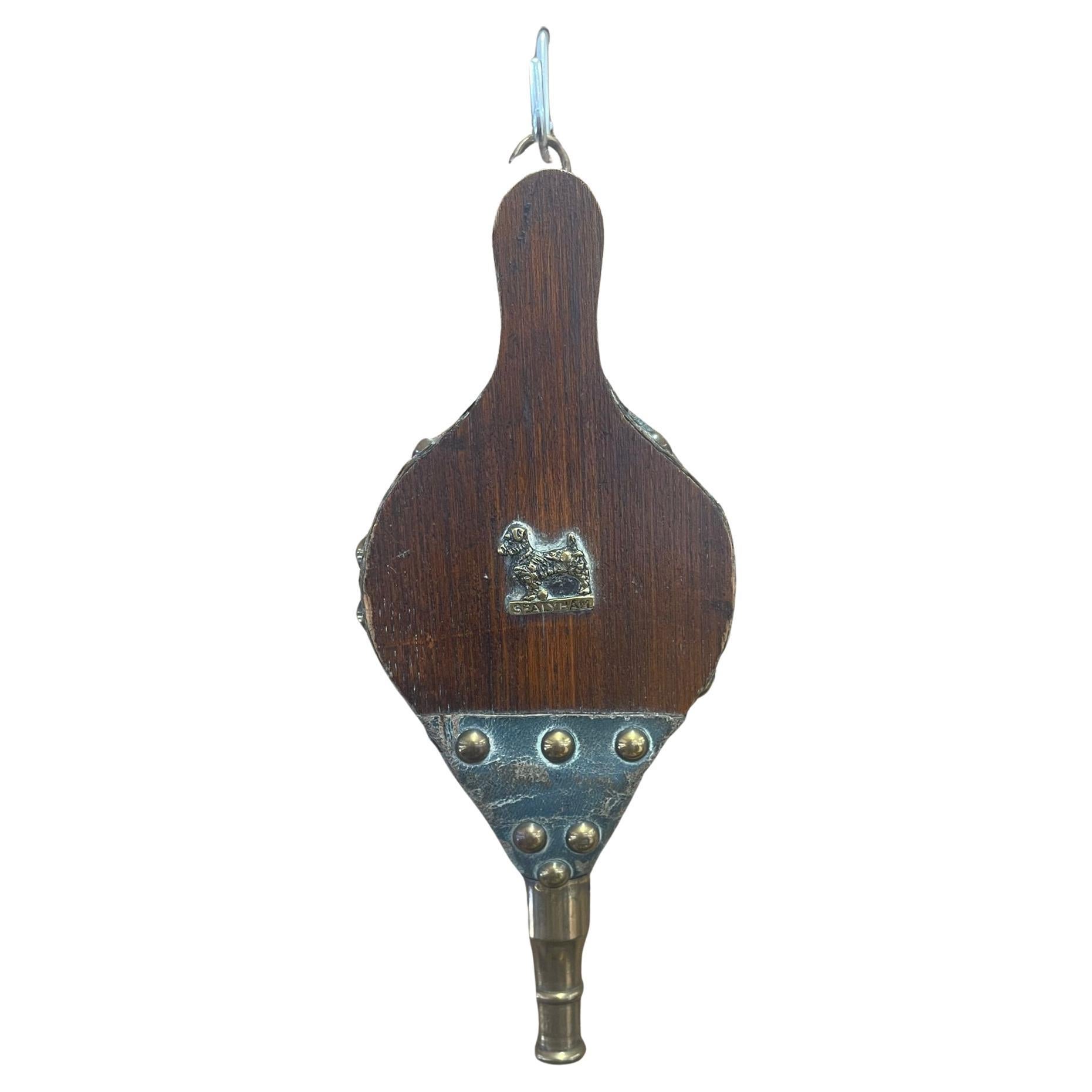 Fuelle de chimenea de madera vintage - SEALYHAM.