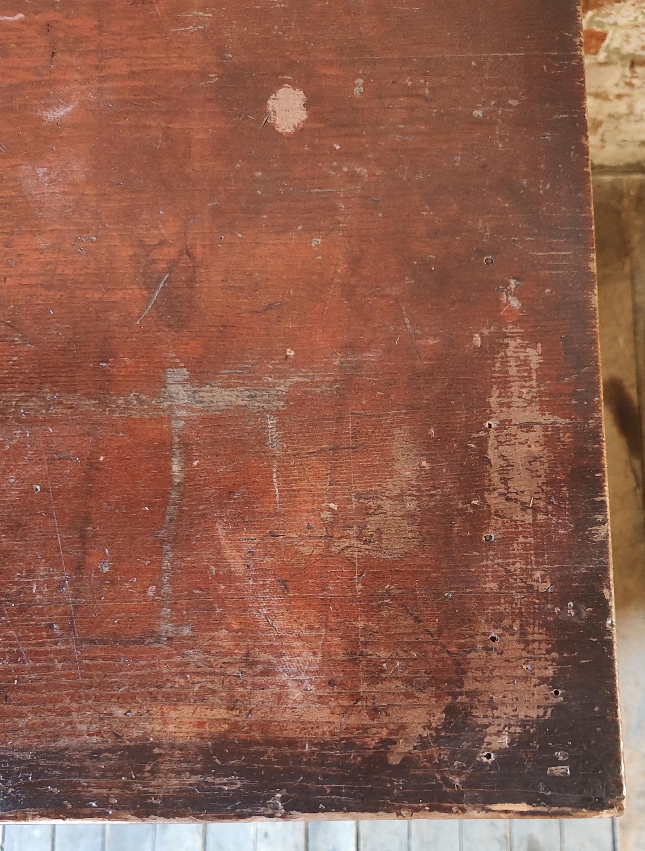 Vintage Wooden Flat File with 10 Drawers For Sale 5