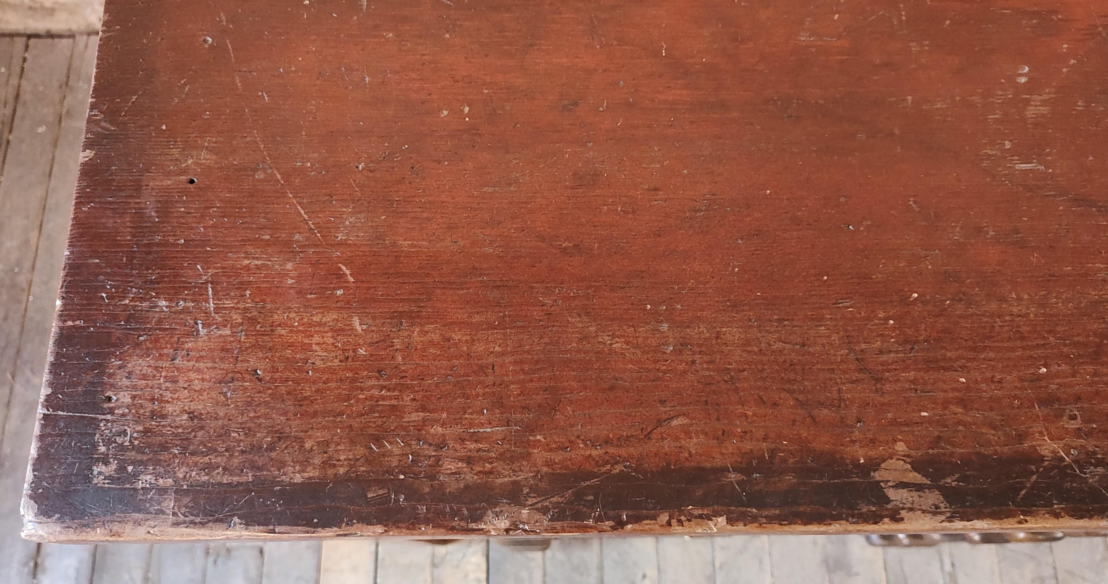 Vintage Wooden Flat File with 10 Drawers For Sale 6