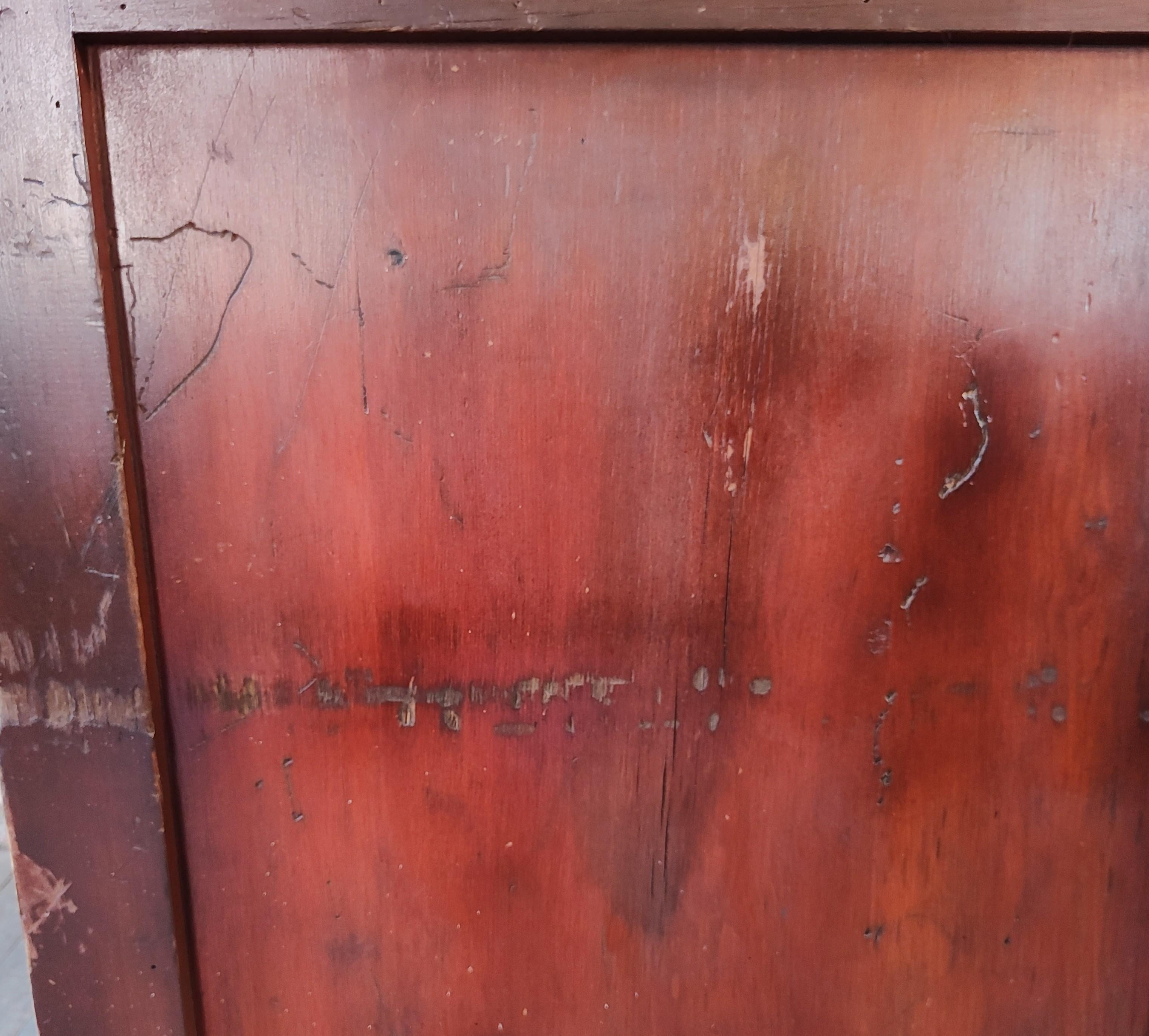 Vintage Wooden Flat File with 10 Drawers For Sale 10