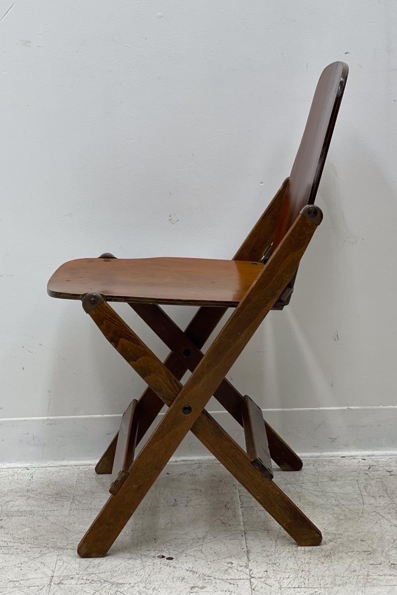 vintage wooden folding chairs for sale
