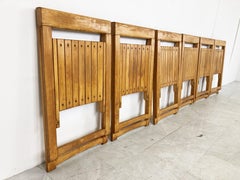 Vintage Wooden Folding Chairs, 1960s