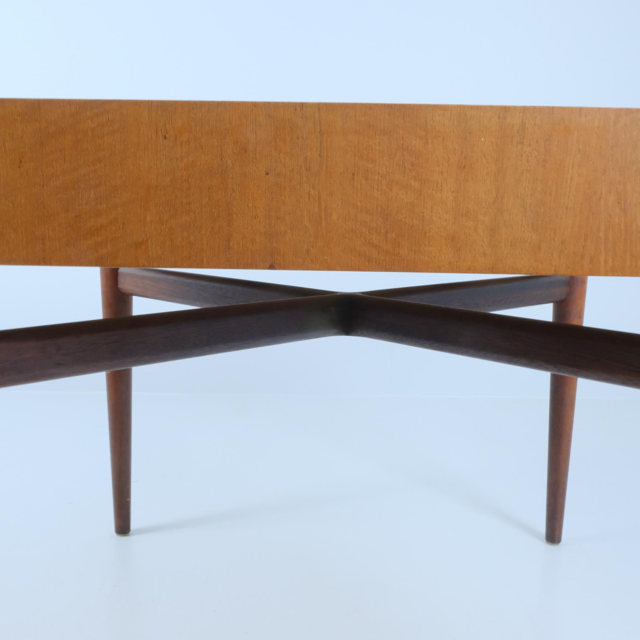 Vintage Wooden Game / Card Table, Attr. to Carin Bryggman, Finland 1950s For Sale 2
