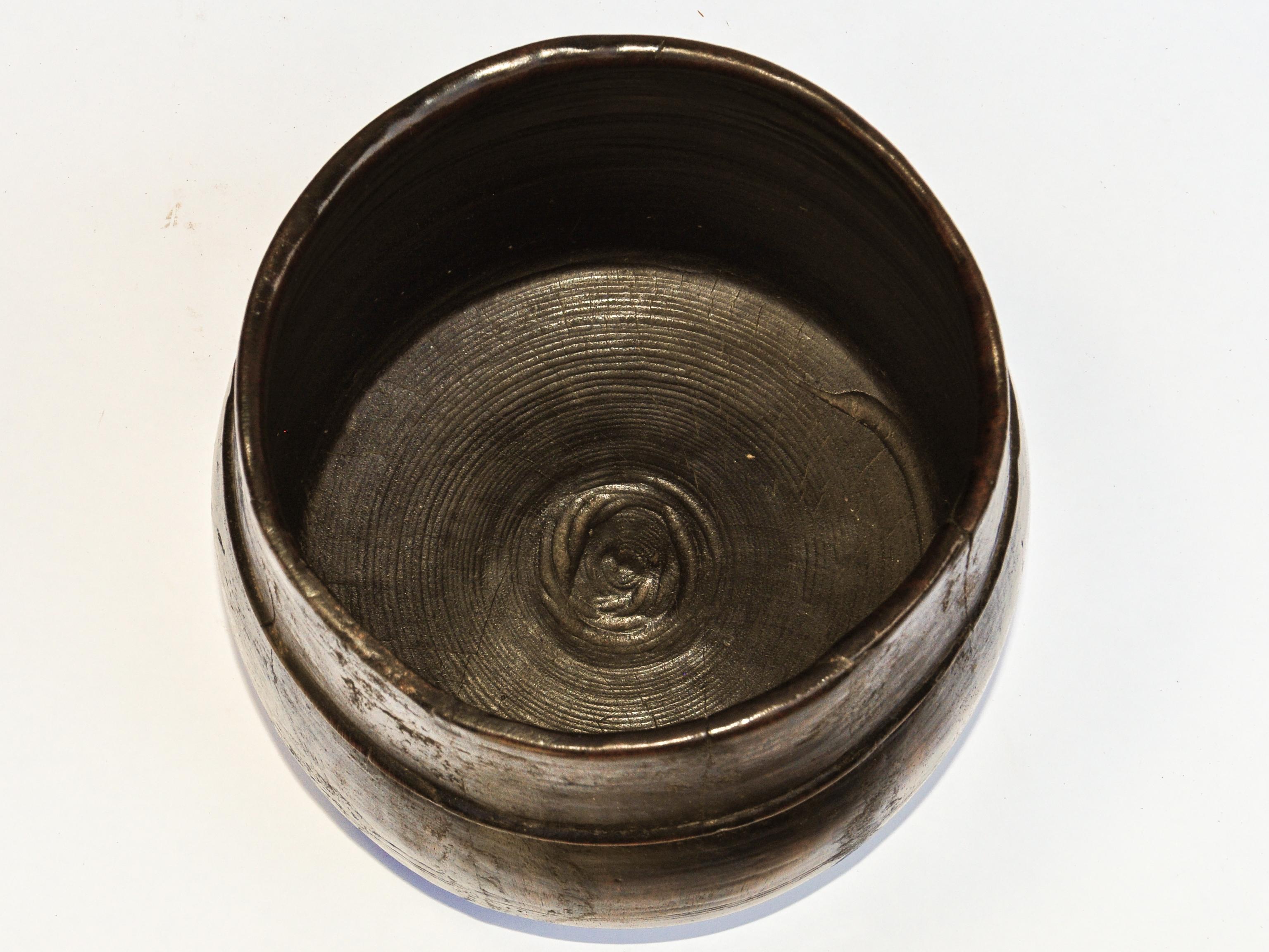 Vintage Wooden Grain Measure Pot from the Mountains of Nepal, Mid-20th Century 7