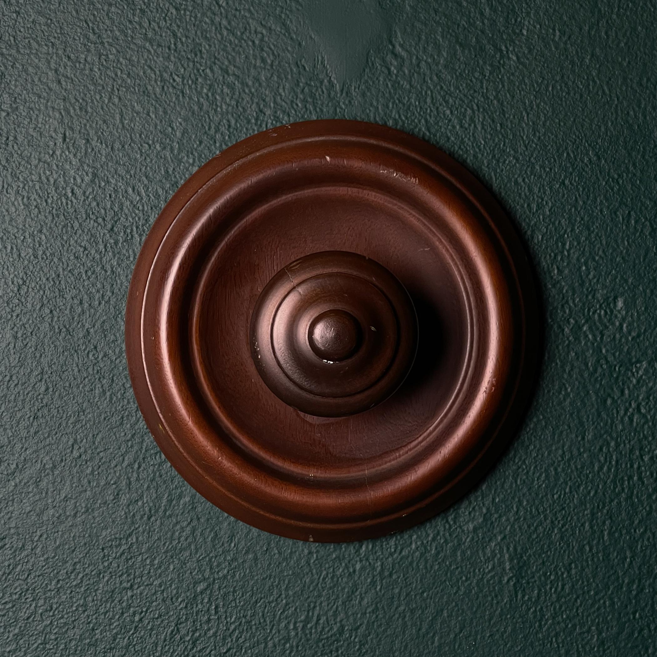 Appendiabiti vintage in legno Art Deco, Italia, anni '50, Set di 2 in vendita 1