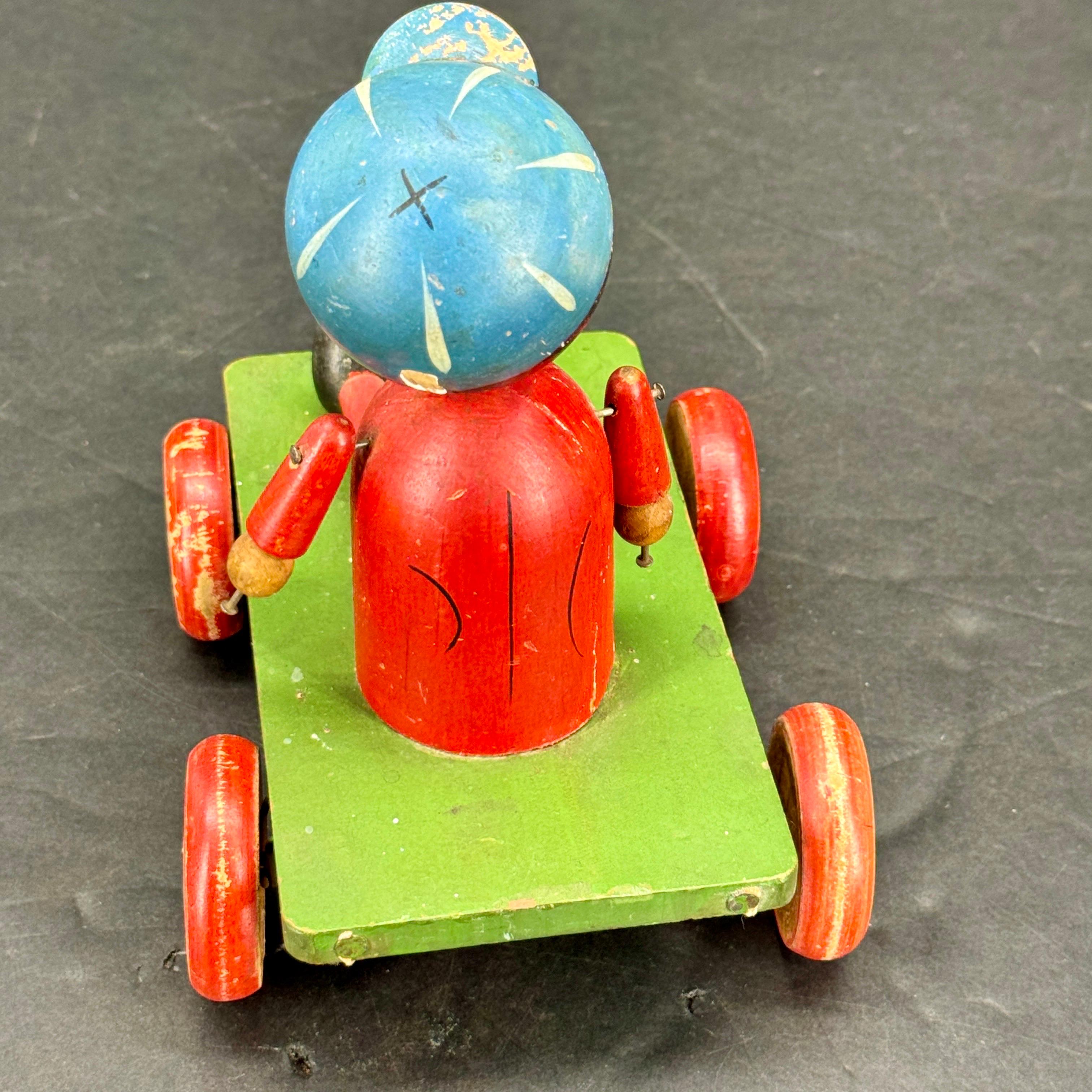 Vintage Wooden Jaymar Toy on Wheels, circa 1930 For Sale 7