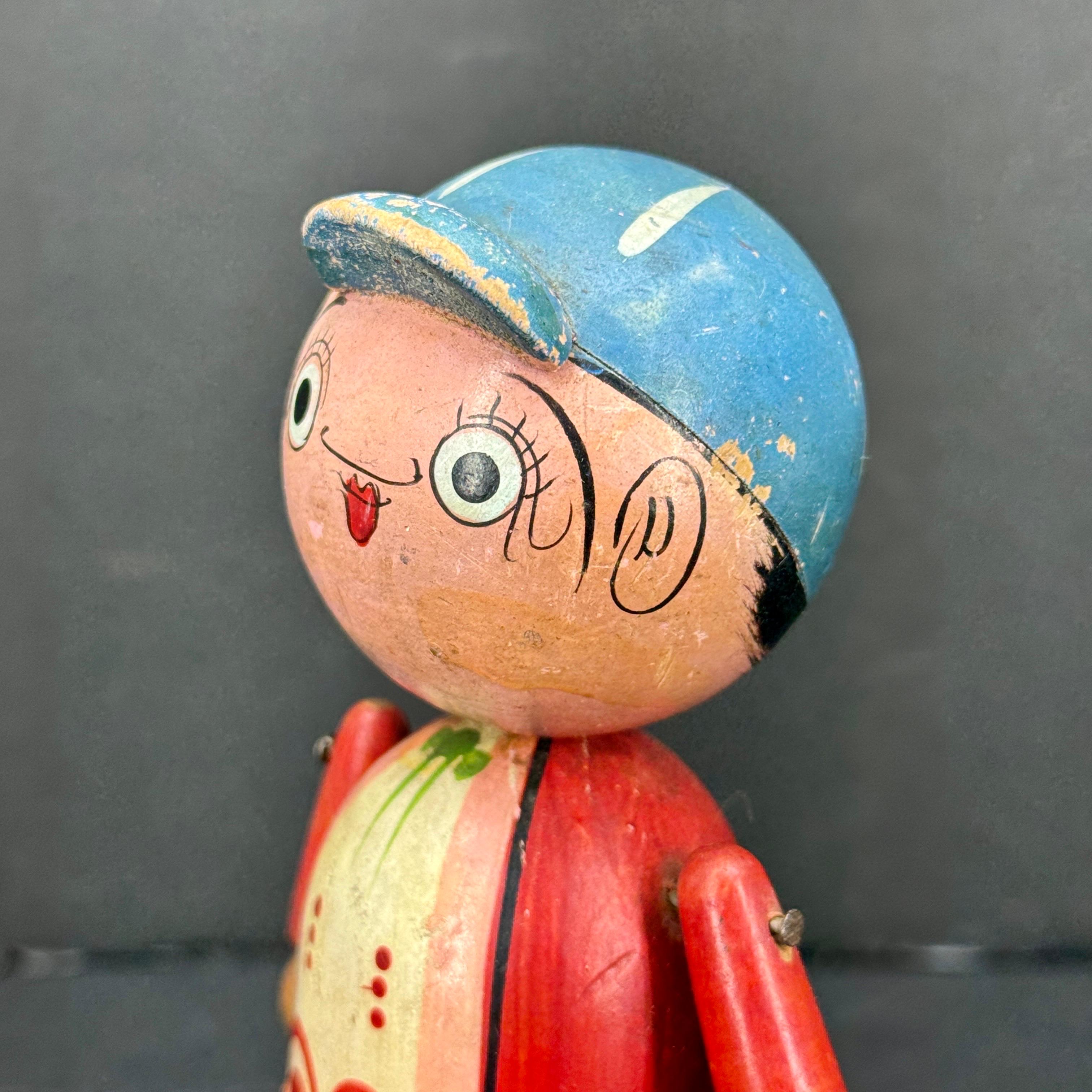 American Vintage Wooden Jaymar Toy on Wheels, circa 1930 For Sale