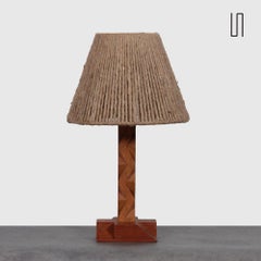 Vintage wooden lamp 1960s