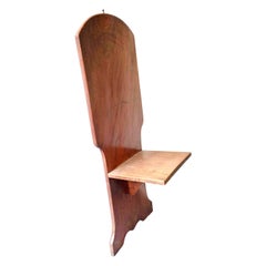 Vintage Wooden Leaning Chair