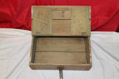 Vintage Wooden Luggage Carrying Case
