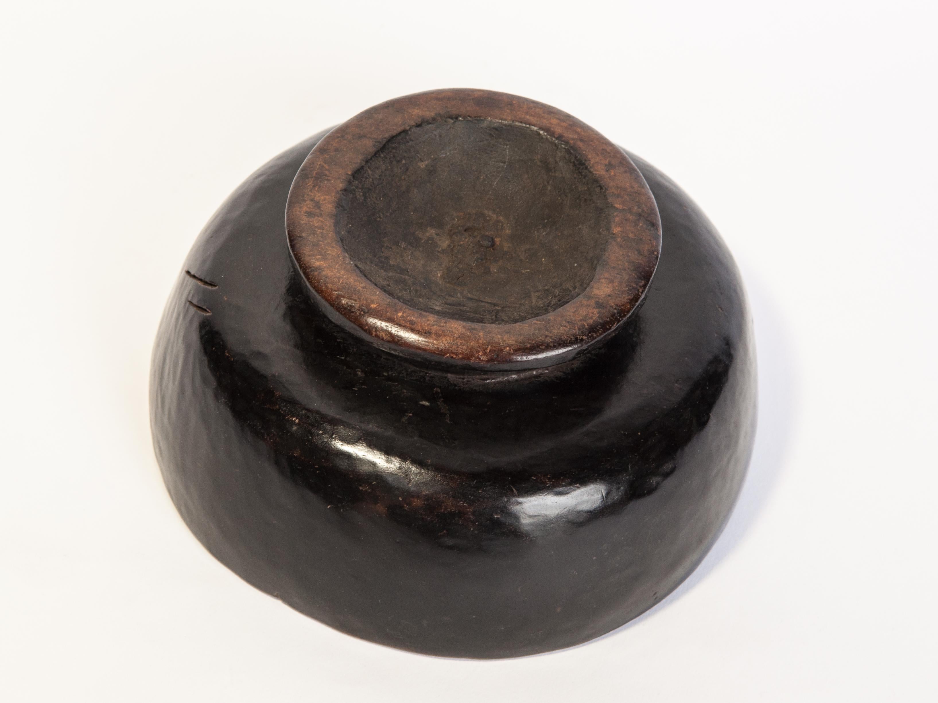 Vintage Wooden Mortar Bowl, Footed, Sumba, Indonesia, Mid-20th Century 13