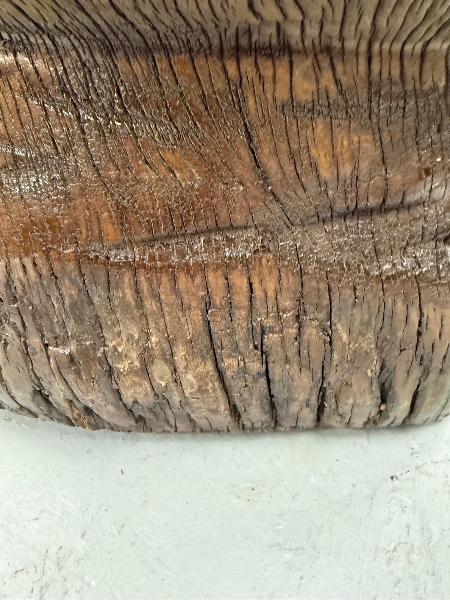 Vintage Wooden Mortar, Planter, Tree or Root Base For Sale 4
