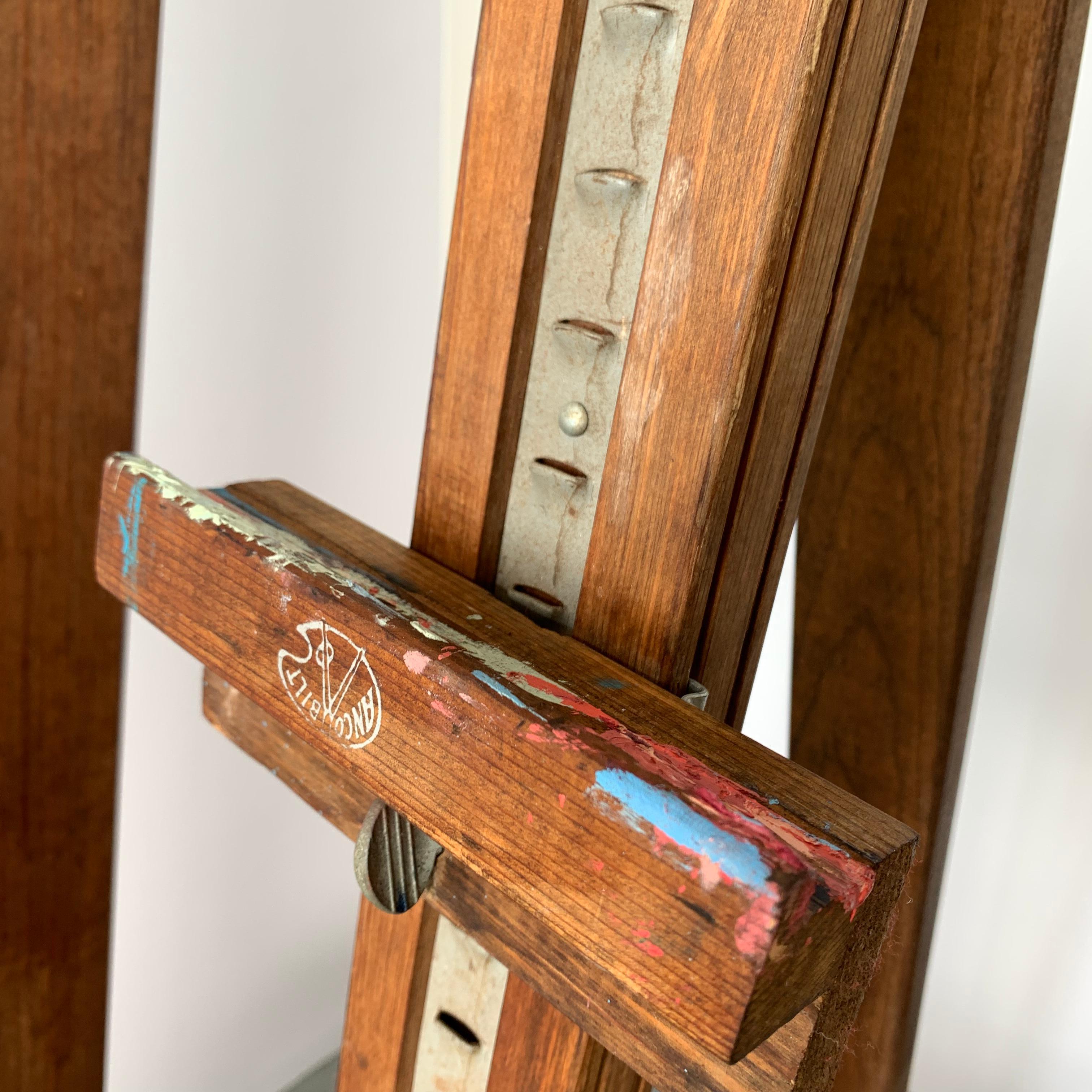 Vintage Wooden Painting Easel 2