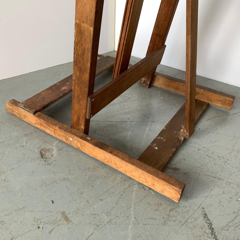 Vintage Wooden Easel For Sale 7