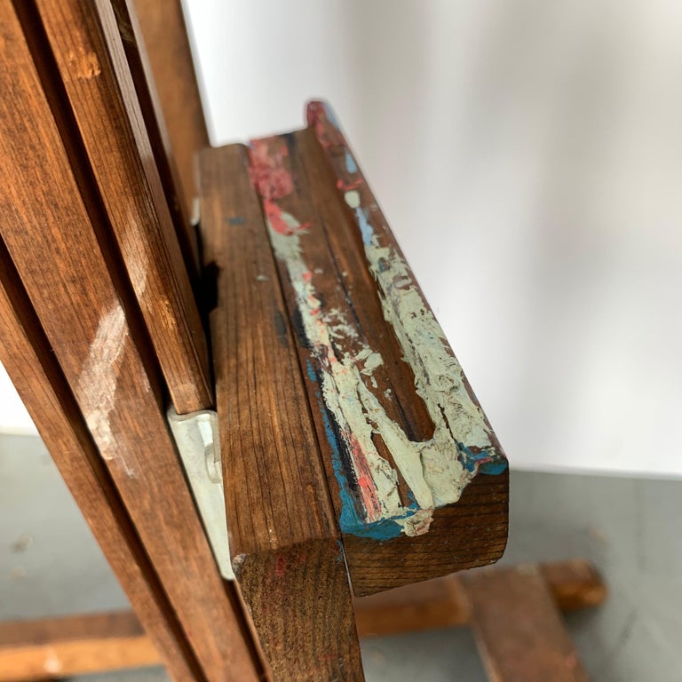 Vintage Wooden Painting Easel at 1stDibs vintage wooden easel, old