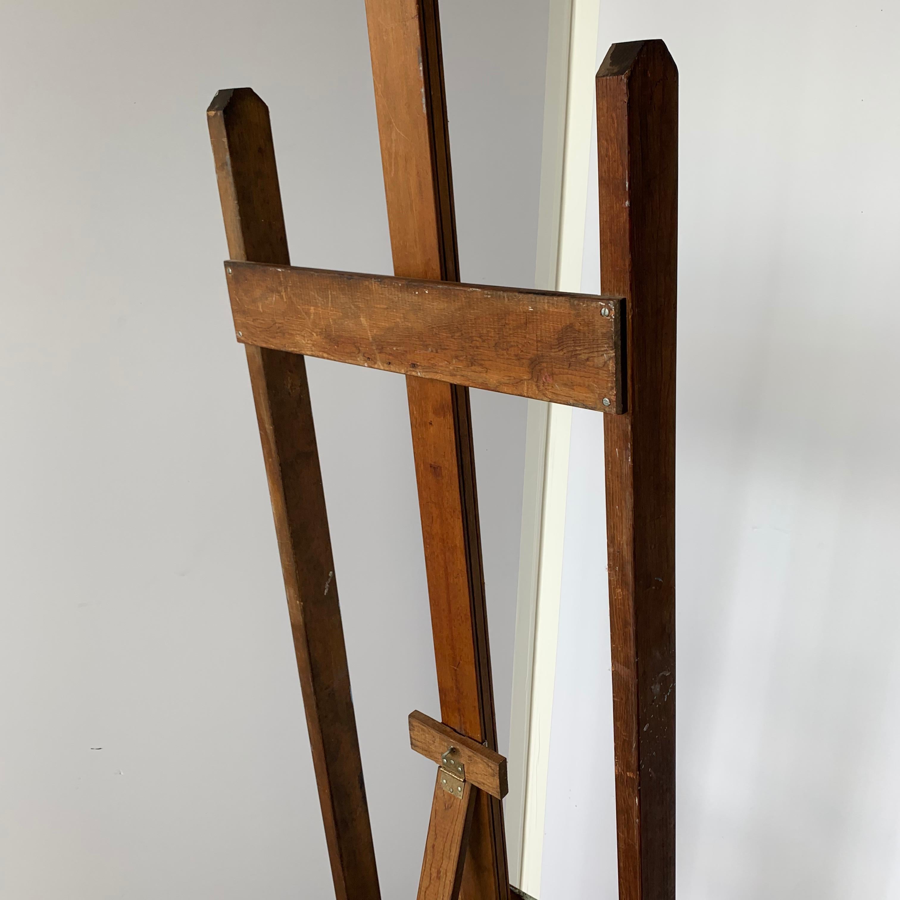 20th Century Vintage Wooden Painting Easel