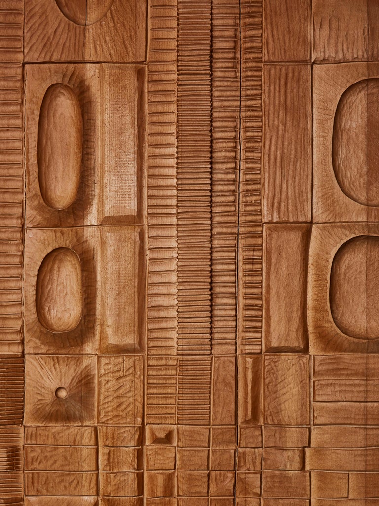 Mid-Century Modern Vintage Wooden Panels